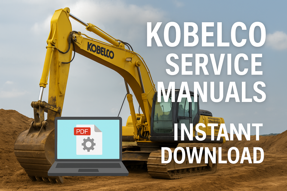 Why Kobelco Excavator Manuals Matter